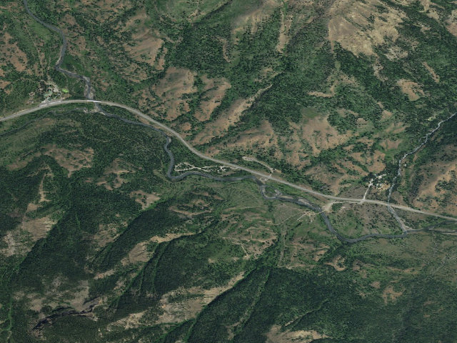 Aerial image of Three Mile