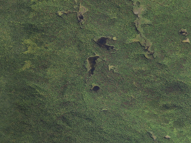 Aerial image of Three Ponds Shelter