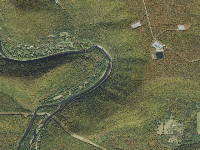 Aerial image of Tiadaghton State Forest primitive campsite BF 003 (Bonnell Flats)