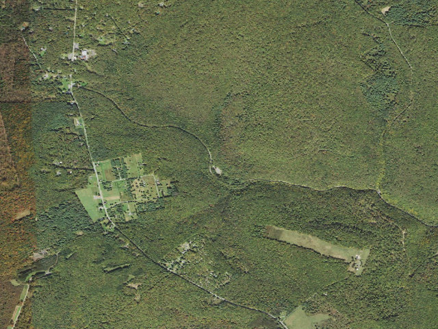 Aerial image of Tiadaghton State Forest roadside campsite HV 001