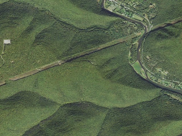 Aerial image of Tiadaghton State Forest roadside campsite LR 001