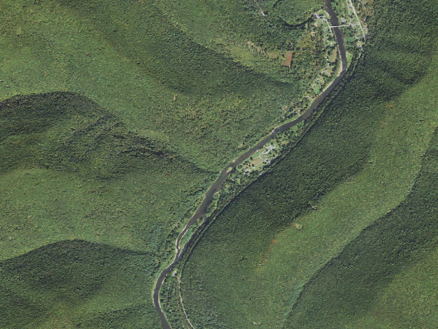 Aerial image of Tiadaghton State Forest roadside campsite NR 002 (Naval Run)