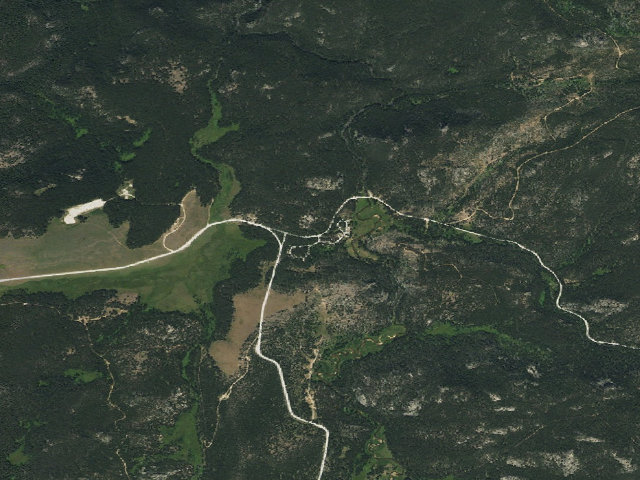 Aerial image of Tie Flume