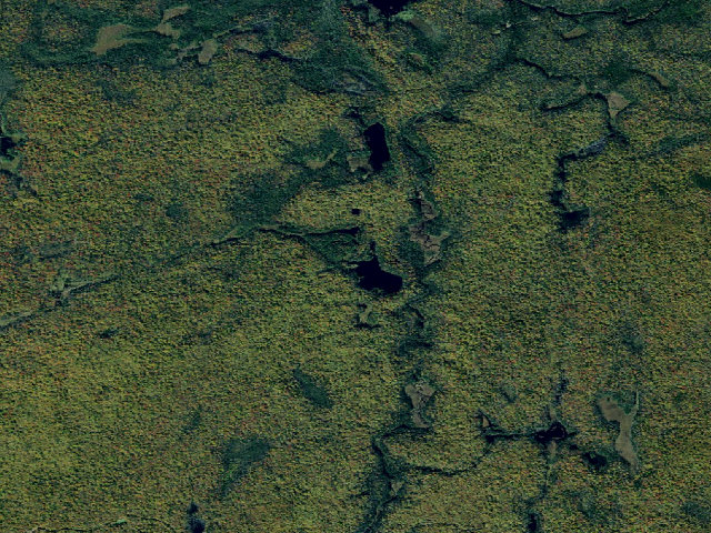 Aerial image of Tied Lake Road Campsite (Five Ponds Wilderness)