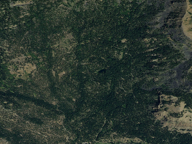 Aerial image of Tieton Pond