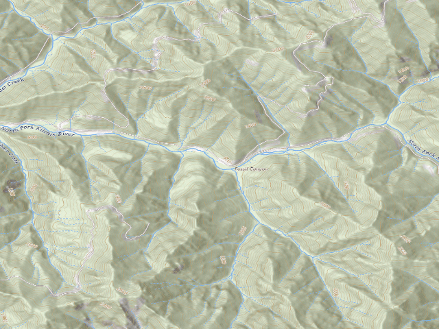 USGS topographic map of Tillamook County