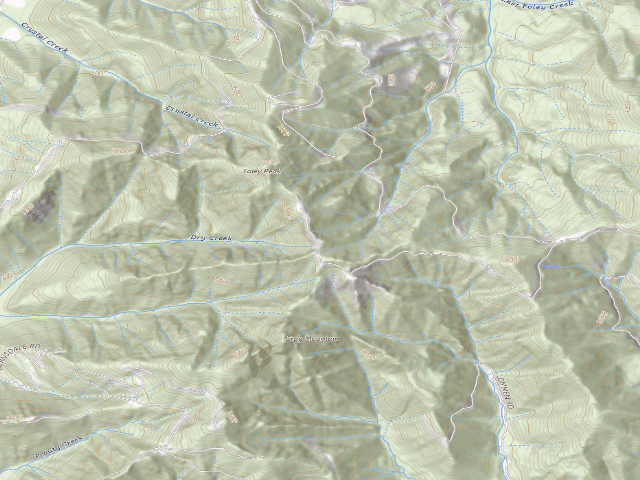 USGS topographic map of Tillamook State Forest