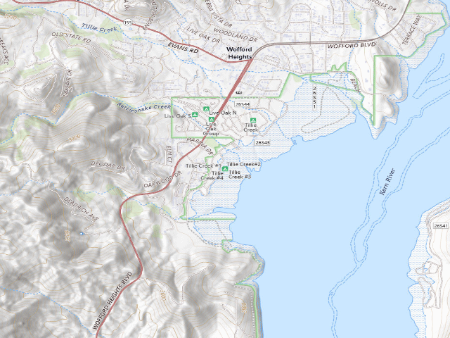 USGS topographic map of Tillie Creek #4