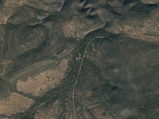 Aerial image of Timber Camp Recreation Site