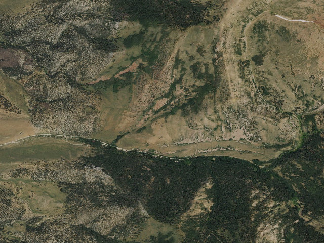 Aerial image of Timber Creek Campground