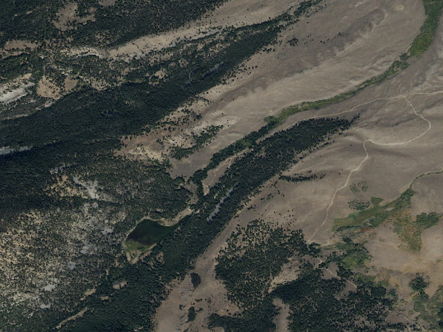 Aerial image of Timber Creek Reservoir Lower Campground
