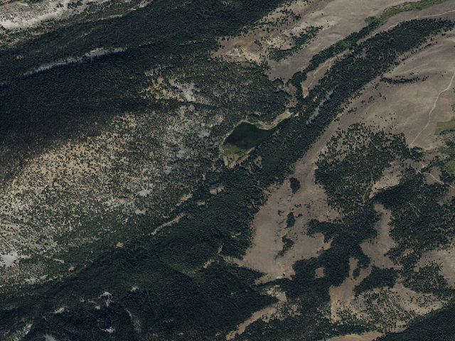 Aerial image of Timber Creek Reservoir Upper Campground