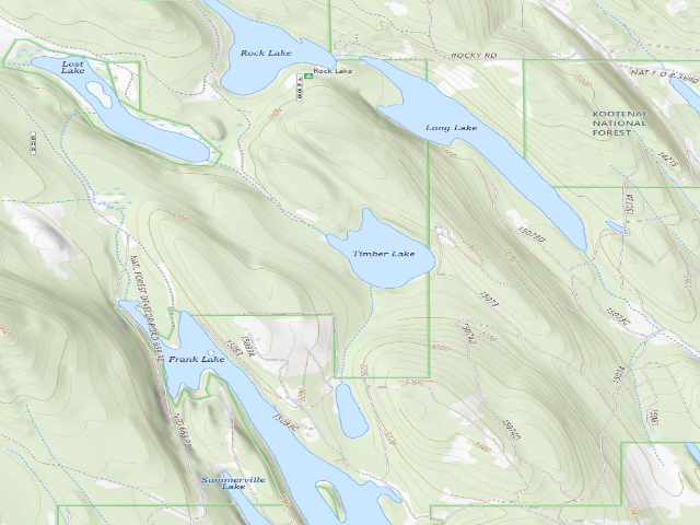 USGS topographic map of Timberlake 2