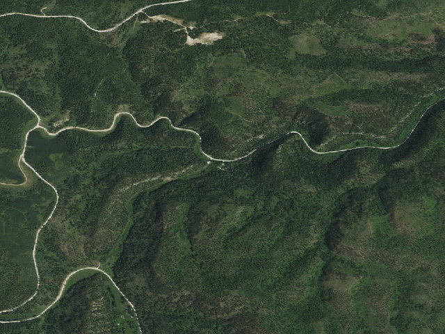 Aerial image of Timon Campground