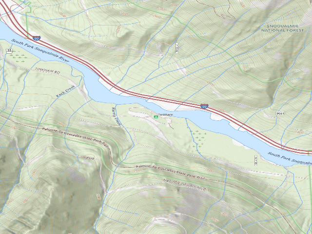 USGS topographic map of Tinkham