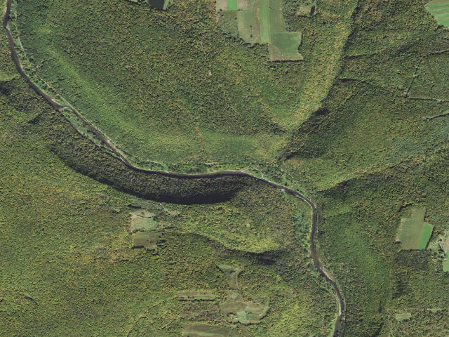 Aerial image of Tioga State Forest roadside campsite Tiadaghton 009