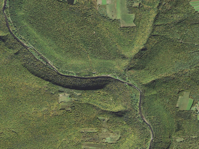 Aerial image of Tioga State Forest roadside campsite Tiadaghton 008