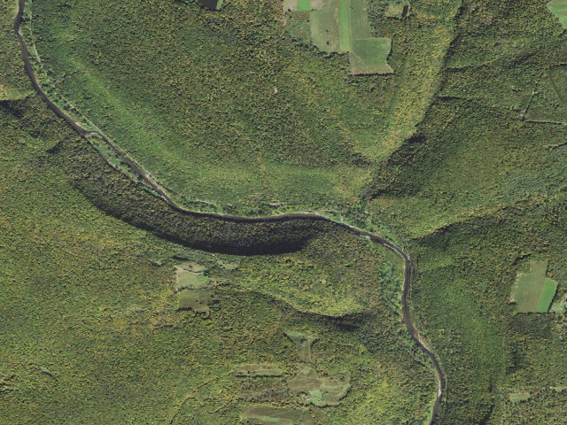 Aerial image of Tioga State Forest roadside campsite Tiadaghton 005