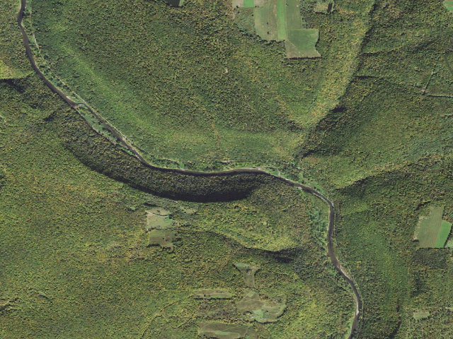 Aerial image of Tioga State Forest roadside campsite Tiadaghton 002