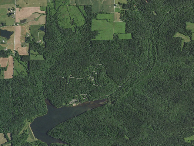 Aerial image of Tipsaw Catbrier R.V. Loop