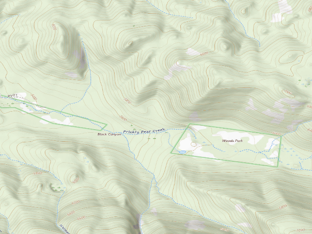 USGS topographic map of Tizer Rd 164 003