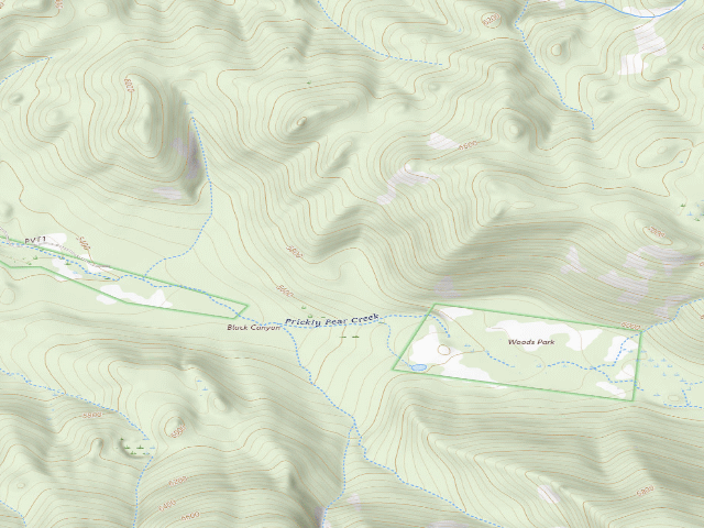 USGS topographic map of Tizer Rd 164 004