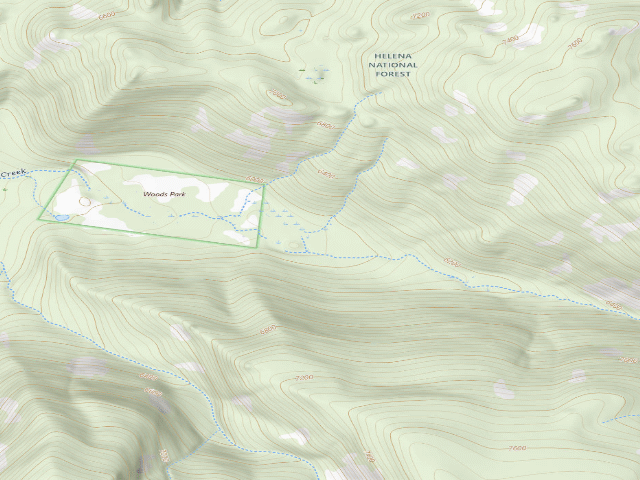 USGS topographic map of Tizer Rd 164 005