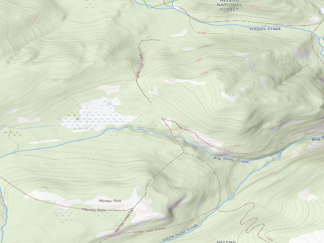 USGS topographic map of Tizer Rd 4032 020