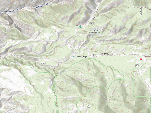 USGS topographic map of Toad Springs