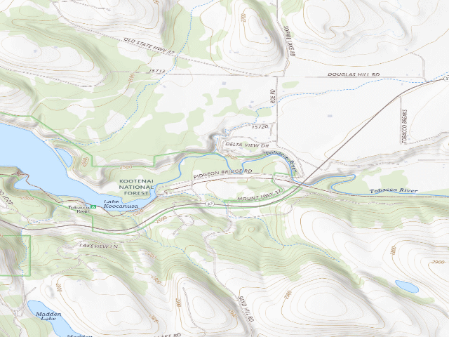 USGS topographic map of Tobacco River Ds#23