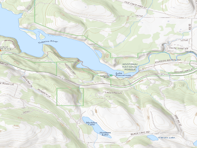USGS topographic map of Tobacco River Ds#7