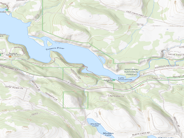 USGS topographic map of Tobacco River Ds#9