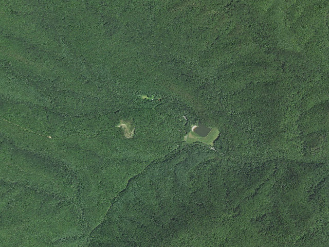 Aerial image of Todd Lake Campground