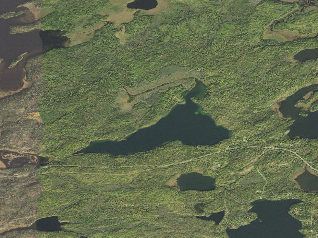 Aerial image of Tofte Lake Site 4