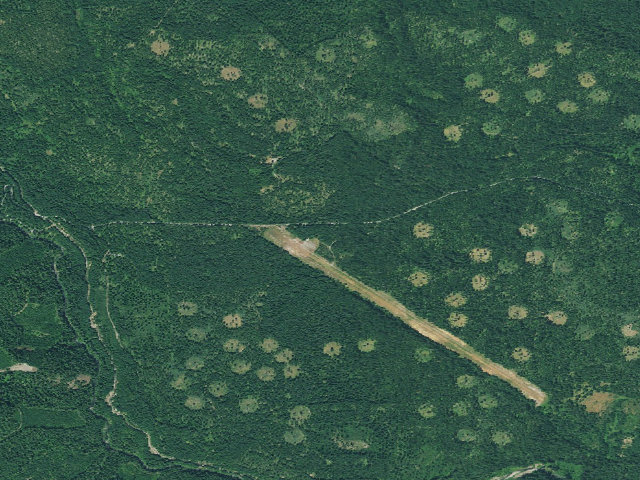 Aerial image of Toketee Airstrip