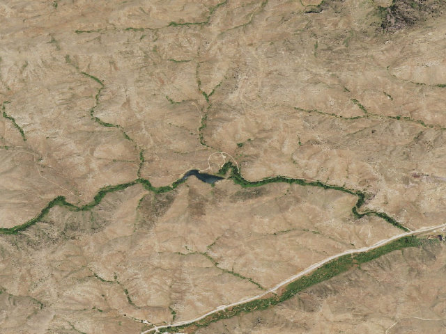 Aerial image of Tom Thorne/Beth Williams WHMA — Reservoir Outlet Camping Area