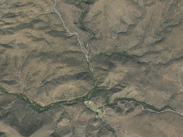 Aerial image of Tonto National Forest