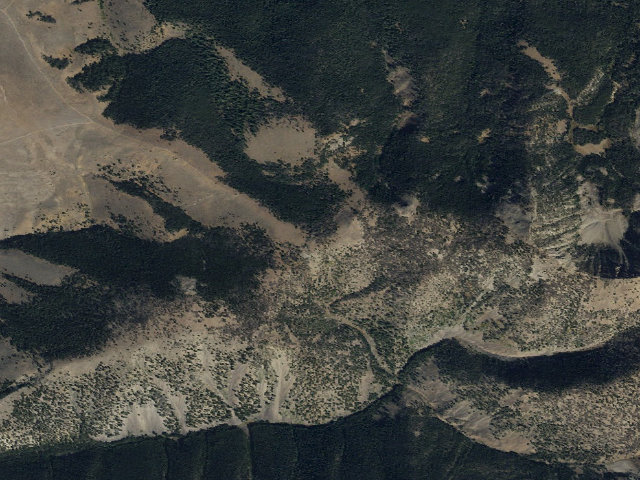 Aerial image of Top Elk Stalk End Road