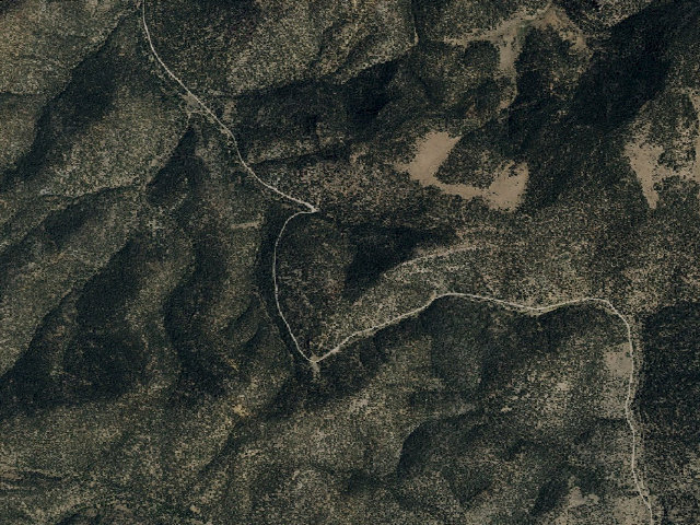 Aerial image of Toquima Cave Campground