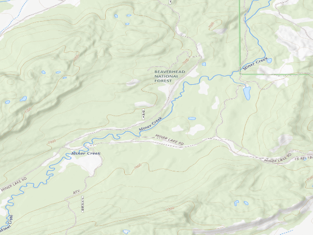 USGS topographic map of Torn Up Fire Pit