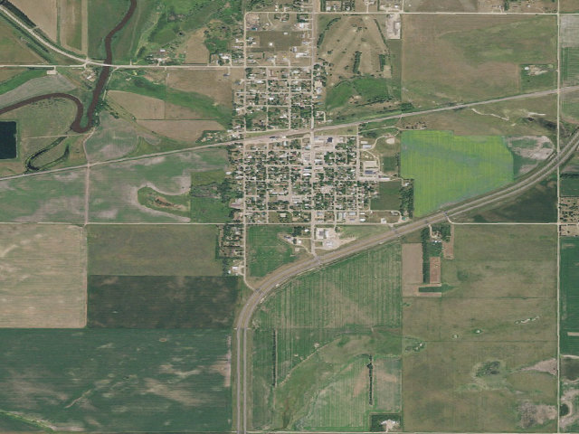 Aerial image of Towner City Park (Towner)