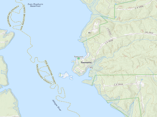 USGS topographic map of Townsend