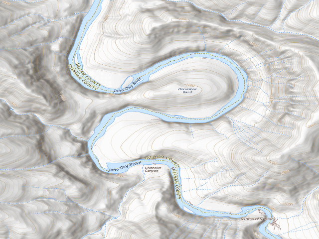 USGS topographic map of TP Flat