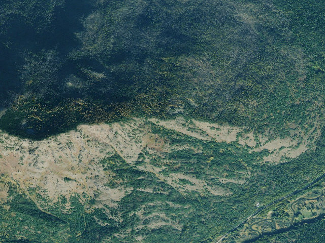 Aerial image of Tr1036 Camp 2