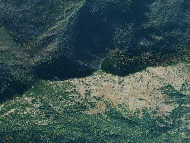 Aerial image of Tr1036 Camp 3