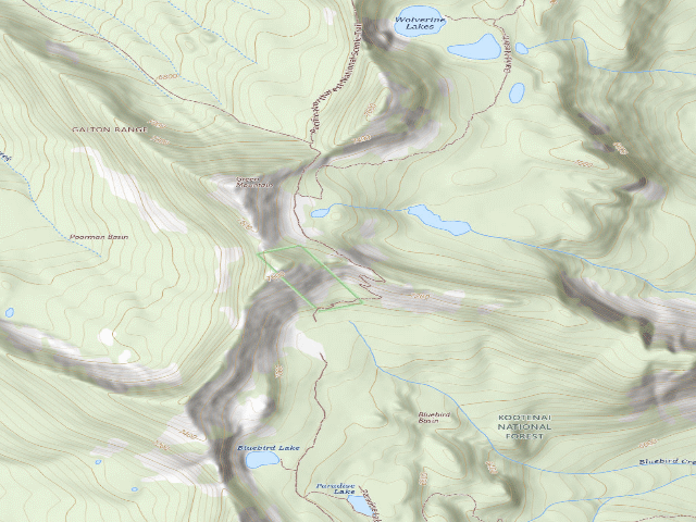 USGS topographic map of Tr339 Site 1