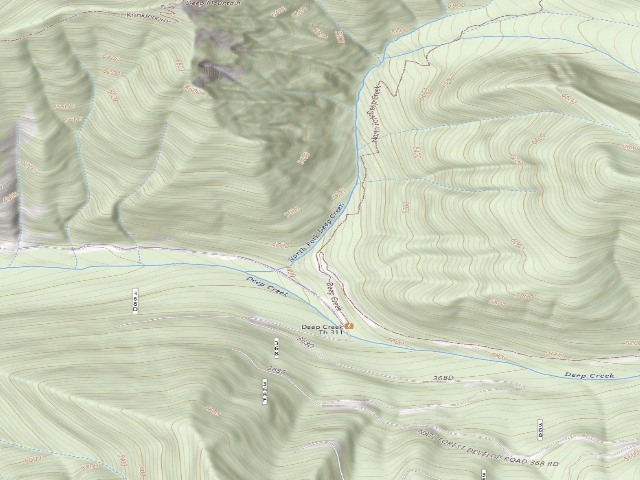 USGS topographic map of Tr72 Site 1