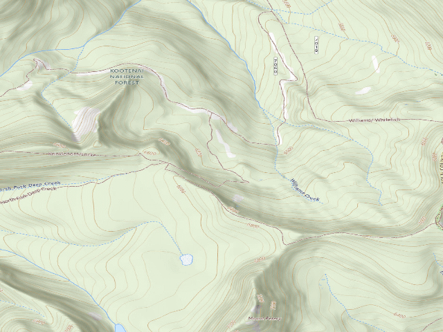 USGS topographic map of Tr72 Site 2