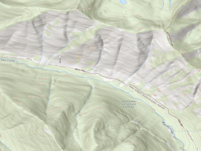 USGS topographic map of Tr74 Site 1