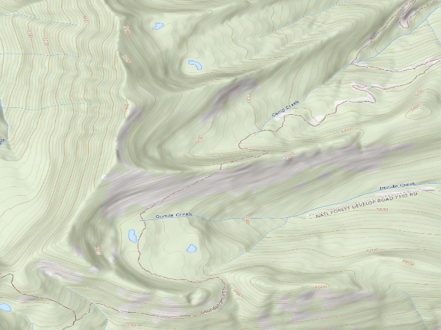 USGS topographic map of Tr77 Site 3
